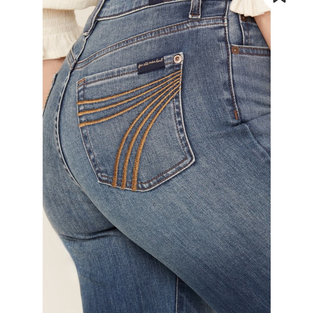 NWOT 30x36 Starched 7 For All Mankind Dojo Trouser - Picture 2 of 5